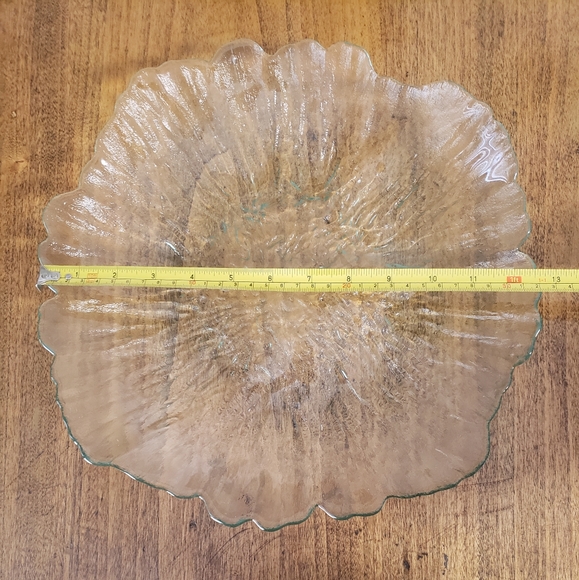 Glass serving platter EUC - Picture 9 of 11